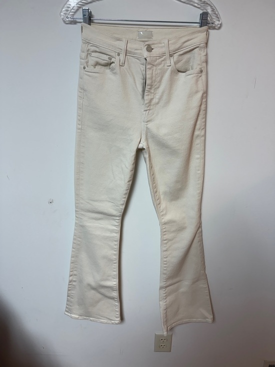 MOTHER Denim - MOTHER Cream Flare Jeans